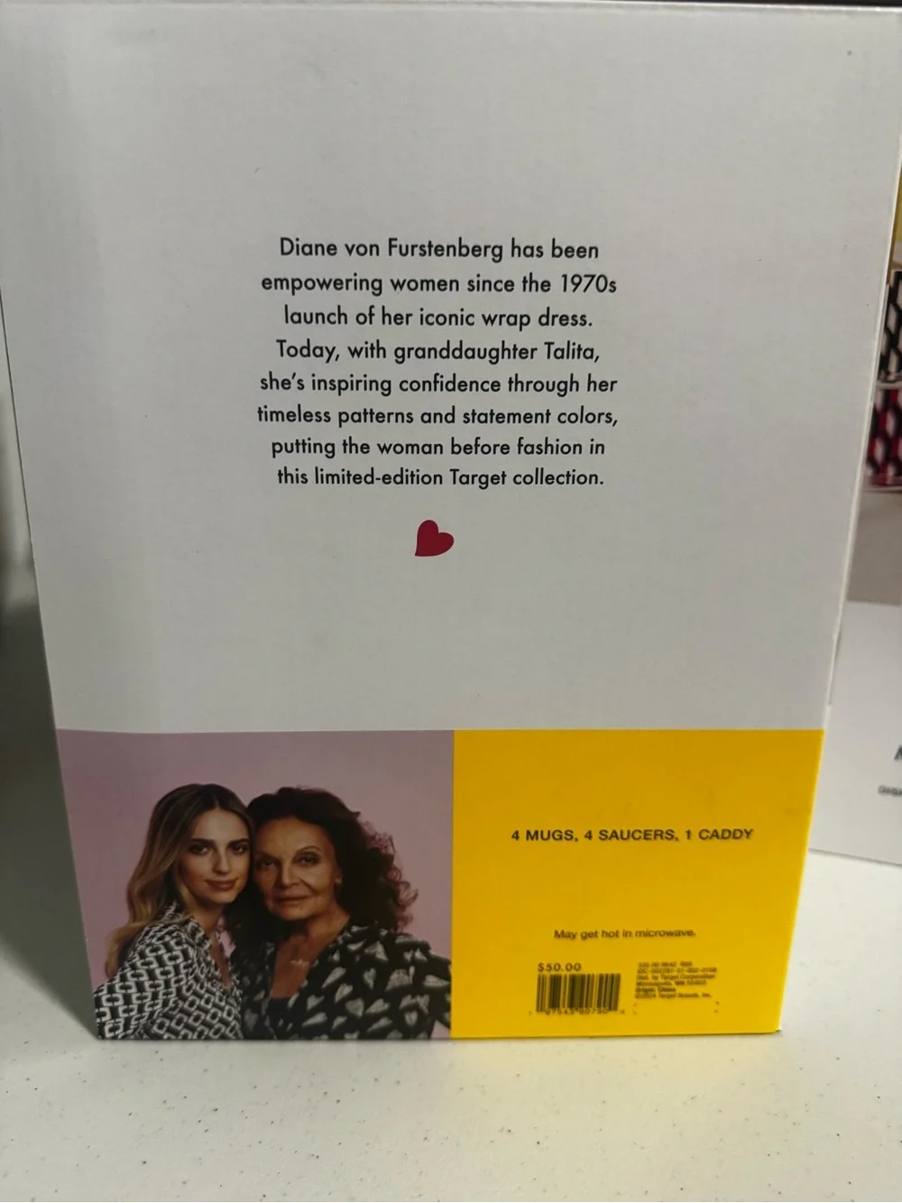 Diane Von Furstenberg Multicolor Geometric Mug & Saucer Set